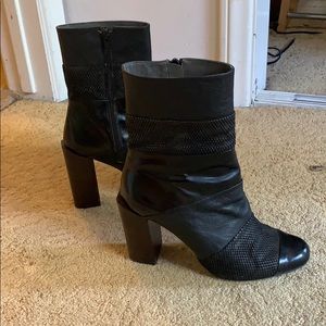 Jeffrey Campbell Black Leather Boots